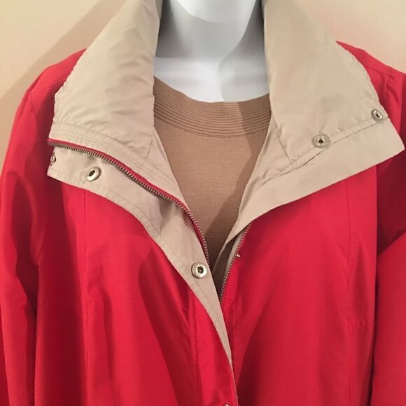 J M Collection Red Jacket - Picture 1 of 8